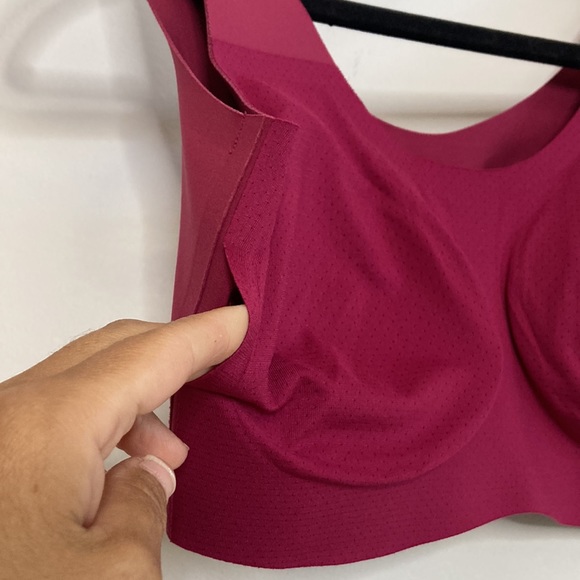 knix Bra Size XXS+ 28 E DDD F G Pink LuxeLift Wireless Pullover Comfy - Picture 7 of 9